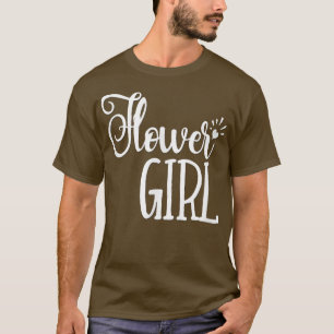 Kinderblume Shirt Hochzeitsfeier Brautgarten