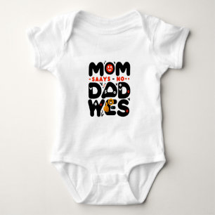 Kinderbodysuit mit lustiger Aufschrift Baby Strampler
