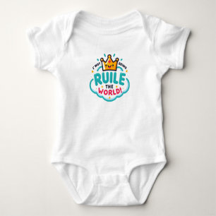 Kinderbodysuit mit lustiger Aufschrift Baby Strampler