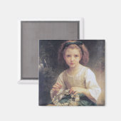 Kinderbrauerei einer Krone, Bouguereau Magnet (Vorderseite/Rückseite)