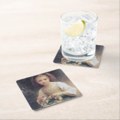 Kinderbrauerei einer Krone, Bouguereau Rechteckiger Pappuntersetzer (Vor Ort)