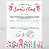 Kinderbrief von Santa (Vorderseite)