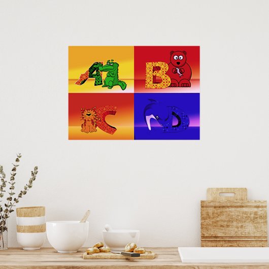 Kinderbriefe Poster (Küche)