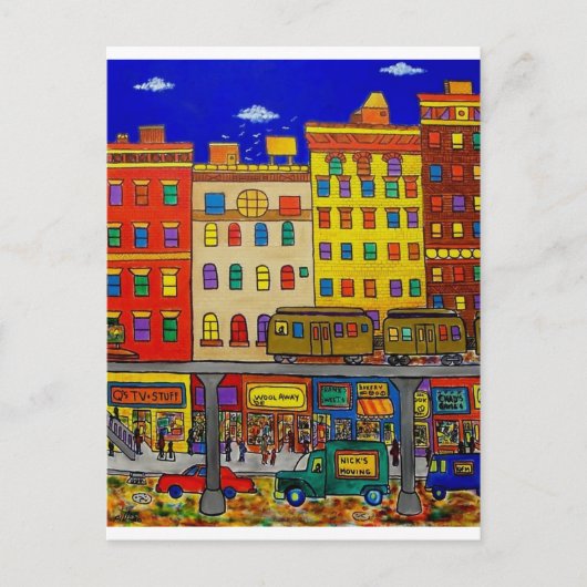 Kinderbronx 6 von Piliero Postkarte (Vorderseite)