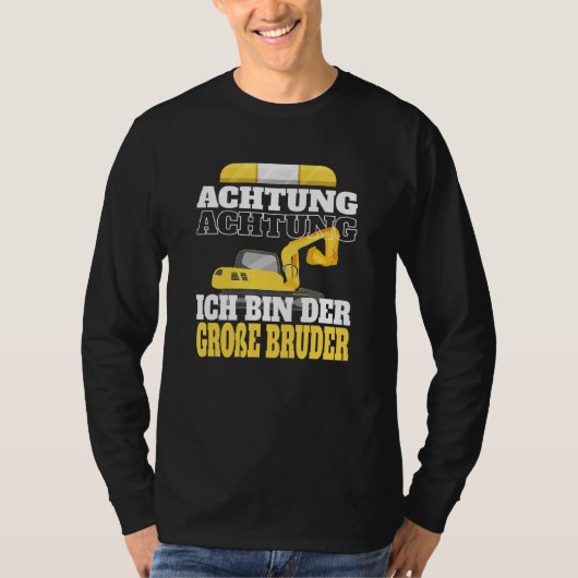 Kinderbruder Digger Builder Big Boy Small Cr T-Shirt (Vorderseite)