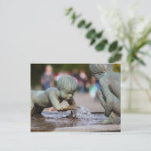 Kinderbrunnen Postkarte (Stehend Vorderseite)