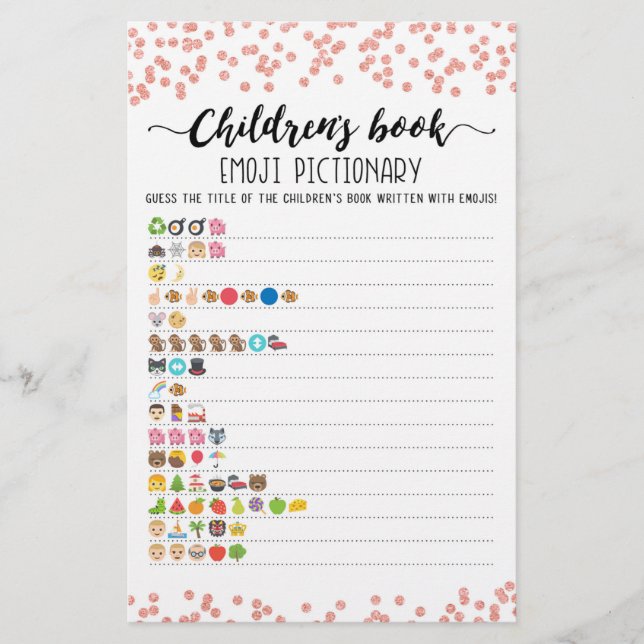 Kinderbuch Emoji Pictionary with Answers game (Vorderseite)