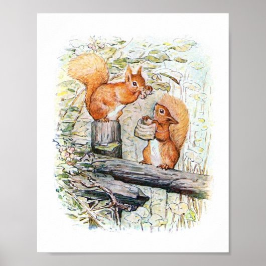 Kinderbuch-Illustration Poster (Vorne)