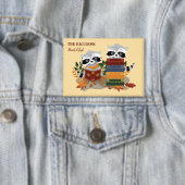 Kinderbuchclub Waschbären Pin Button (Insitu)