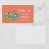 Kinderbücher Kinderbuchhandlung und Spielzeug Visitenkarte (Vorne/Hinten)