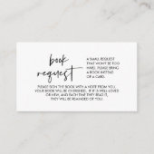 Kinderbücher, Moderner Minimaler Schriftart Begleitkarte (Vorderseite)