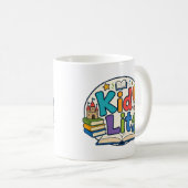 Kinderbuchgenre-Liebhaber Kaffeetasse (VorderseiteRechts)