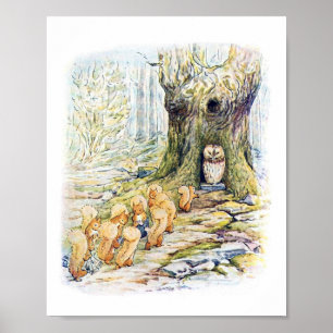 Kinderbuchillustration Little Critters Poster