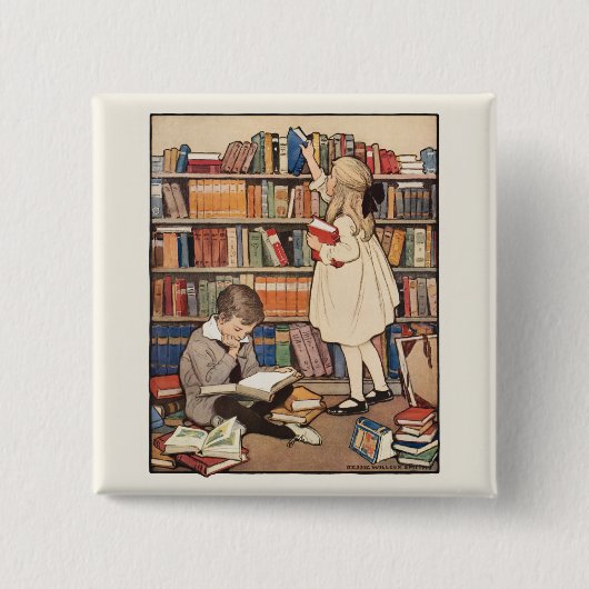 Kinderbuchwoche von Jessie Willcox Smith Button (Vorderseite)
