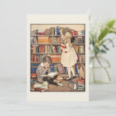 Kinderbuchwoche von Jessie Willcox Smith Einladung (Stehend Vorderseite)