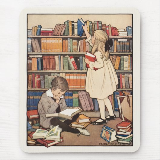 Kinderbuchwoche von Jessie Willcox Smith Mousepad (Vorne)