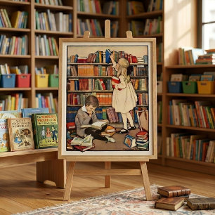 Kinderbuchwoche von Jessie Willcox Smith Poster