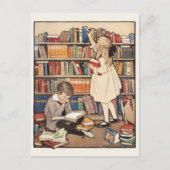 Kinderbuchwoche von Jessie Willcox Smith Postkarte (Vorderseite)