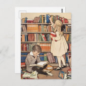 Kinderbuchwoche von Jessie Willcox Smith Postkarte (Vorne/Hinten)