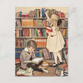 Kinderbuchwoche von Jessie Willcox Smith Postkarte (Vorderseite)