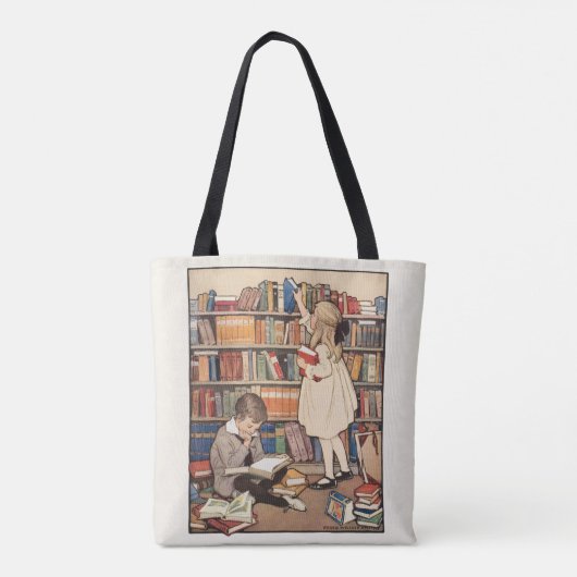 Kinderbuchwoche von Jessie Willcox Smith Tasche (Rückseite)