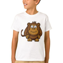 KinderCartoon-Affe-T - Shirt