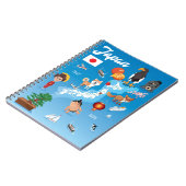 KinderCartoon-Karte von Japan Notizblock (Linke Seite)