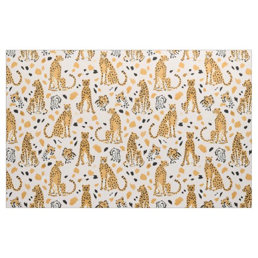 KINDERCHEETAHS  STOFF (Fat Quarter (45,7 x 55,9 cm))