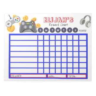 Kinderchor-Diagramm, Personalisiertes Spieldiagram Notizblock
