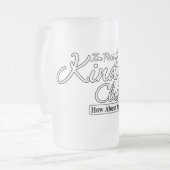 Kinderclub Mattglas Bierglas (Vorderseite Links)