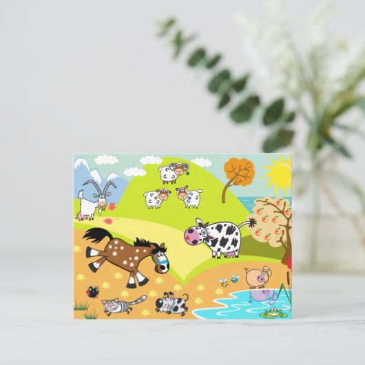 Kinderdarstellung Postkarte (Stehend Vorderseite)