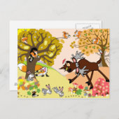 Kinderdarstellung Postkarte (Vorne/Hinten)