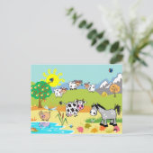 Kinderdarstellung Postkarte (Stehend Vorderseite)