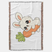 Kinderdecke mit bezauberndem Kaninchen Decke (Vorderseite Vertikal)