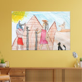 Kinderdesign Leinwanddruck (Insitu (Wohnzimmer))