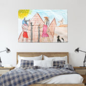 Kinderdesign Leinwanddruck (Insitu (Schlafzimmer))