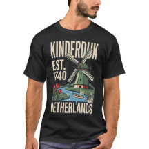 Kinderdijk-Windmühle Niederlande Vintage-Reise Pos