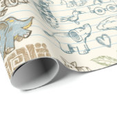 Kinderdoodles Geschenkpapier (Rolleneckpunkt)