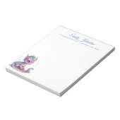 Kinderdrache für Wasserfarben - Custom Stationery Notizblock (Rotiert)