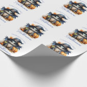 Kinderdrache für Wasserfarben - individuelles Hall Geschenkpapier (Ecke)