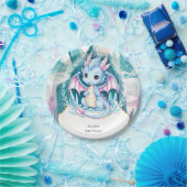 Kinderdrache zum Geburtstag Pappteller (Party)