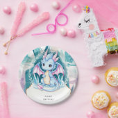 Kinderdrache zum Geburtstag Pappteller (Party)