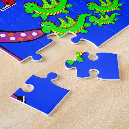Kinderdrachen u. puzzle (Seite)