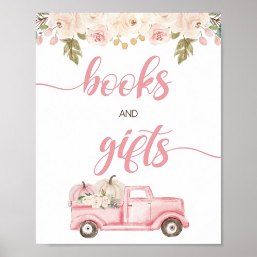 Kinderduschbücher und Geschenke Unterschrift Poster (Vorne)