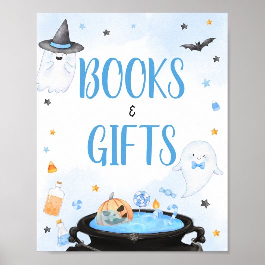 Kinderduschbücher und Geschenke zu Halloween Poster (Vorne)