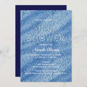 Kinderdusche Abstrakte Regenfälle Einladung