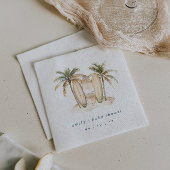 Kinderdusche an der Küste Serviette