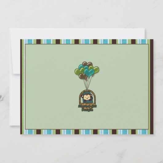 Kinderdusche AQUAMARIN Einladung (Rückseite)