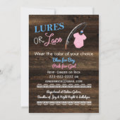 Kinderdusche aus Leder oder Lederholz Einladung (Rückseite)