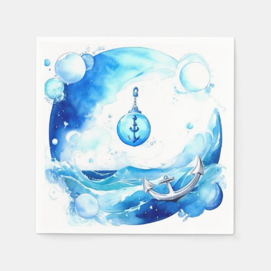 Kinderdusche aus verankerter Liebe Serviette (Vorderseite)